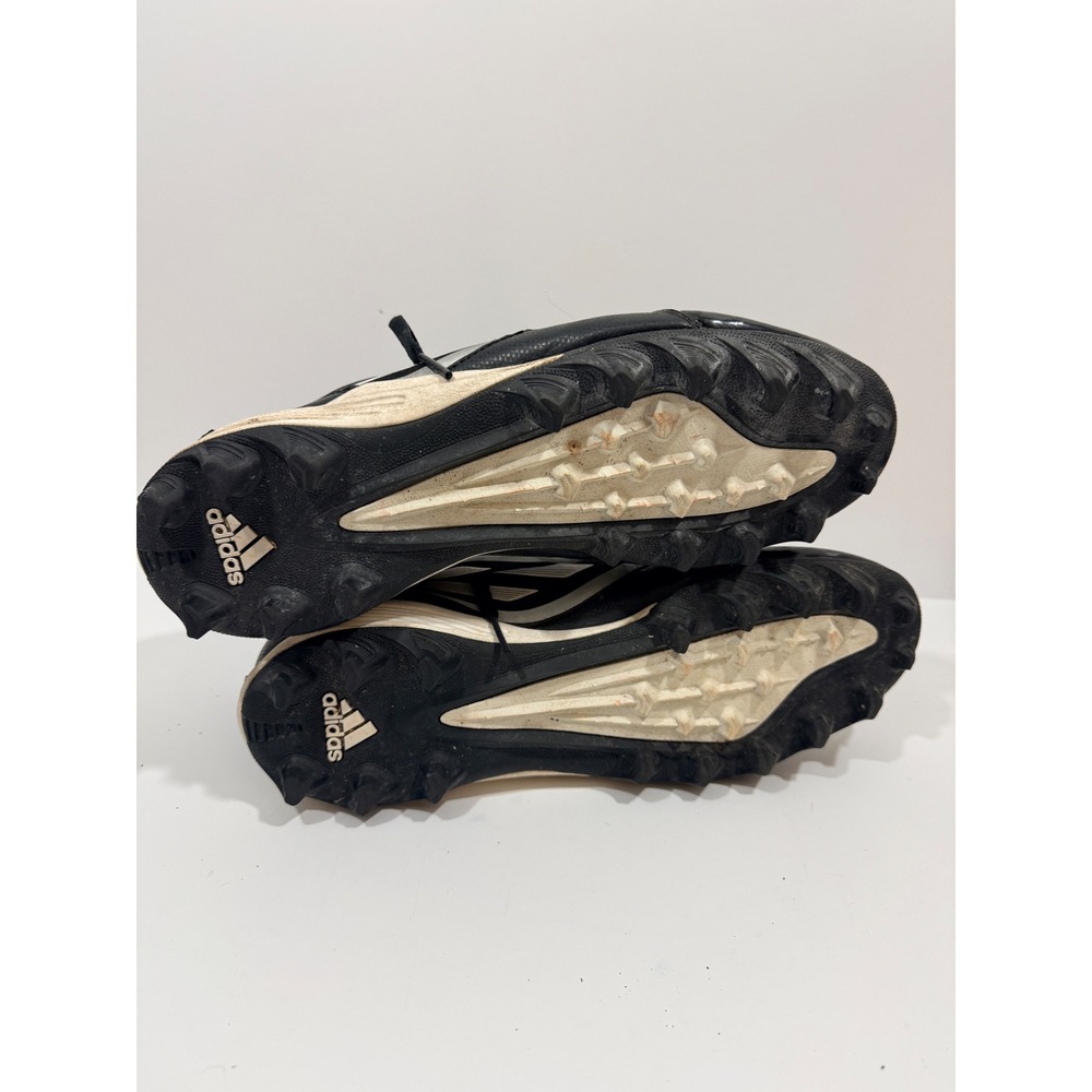 Adidas Lightning Football Cleats Mens 12.5 Black Silver Fair G65940 Mid Top - Picture 8 of 8
